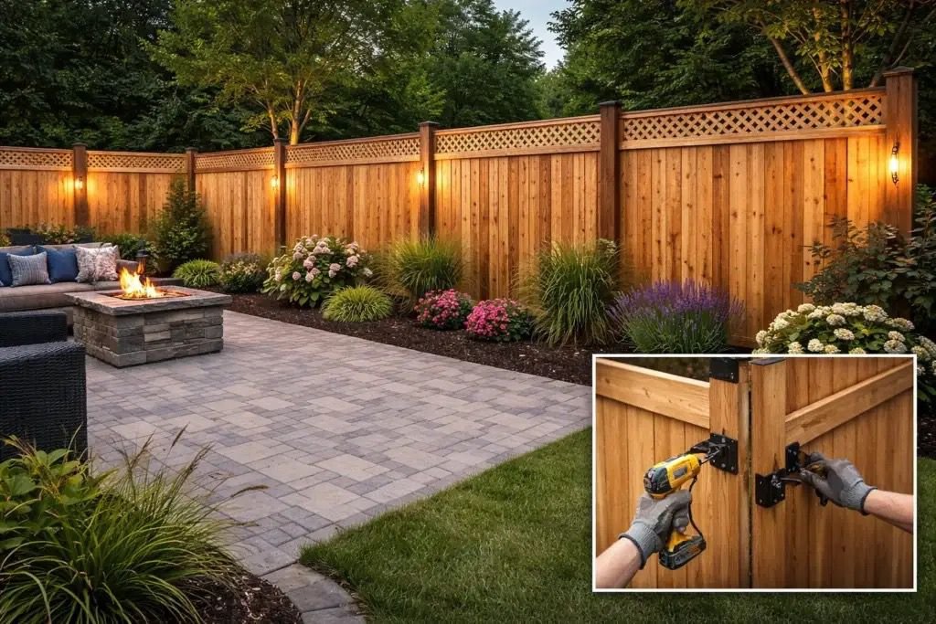 Wood Fence Installation